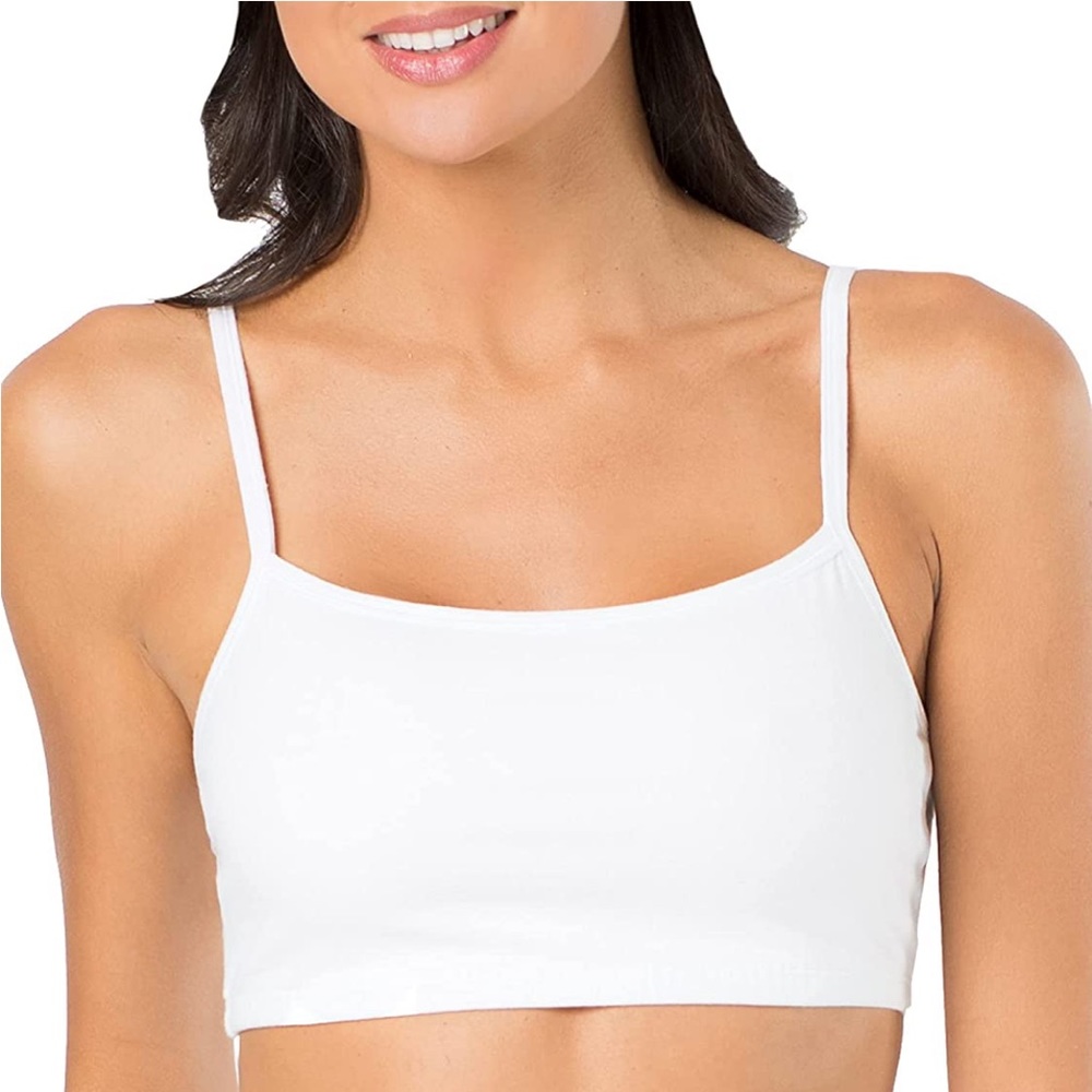 Fire of the Loom women’s spaghetti strap cotton pullover sports bras